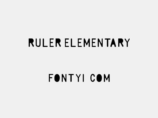 Ruler Elementary
