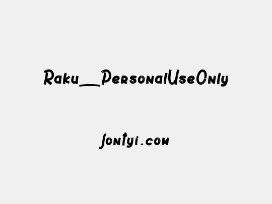 Raku_PersonalUseOnly