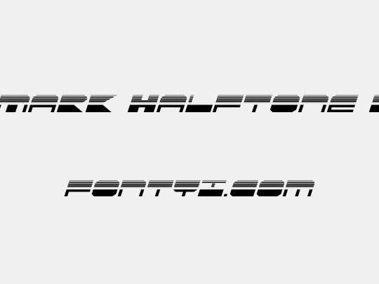QuickMark Halftone Italic