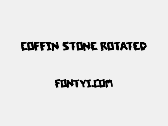 Coffin Stone Rotated