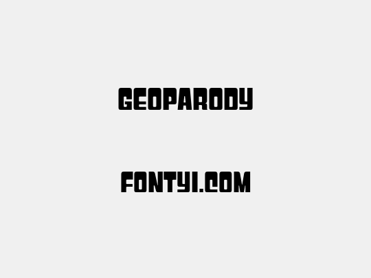 Geoparody