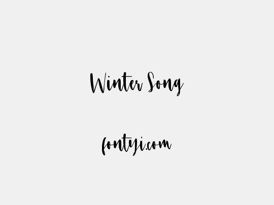 Winter Song