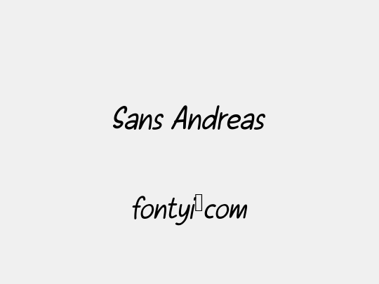 Sans Andreas