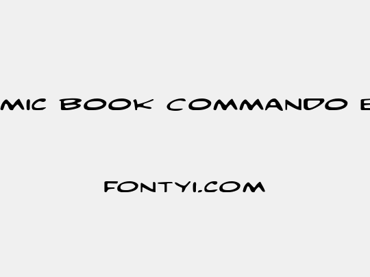 Comic Book Commando Exp