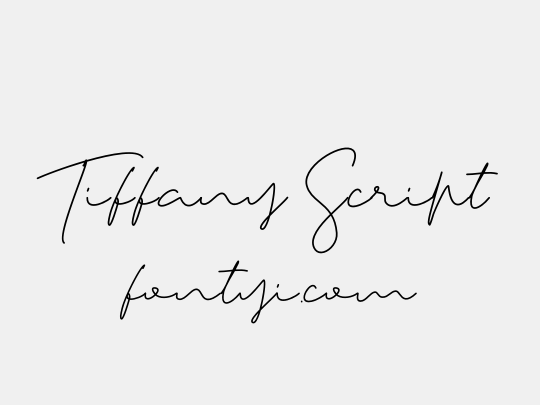 Tiffany Script