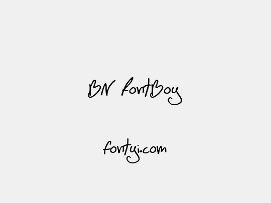 BN FontBoy