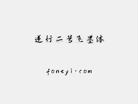 逆行二号飞墨体