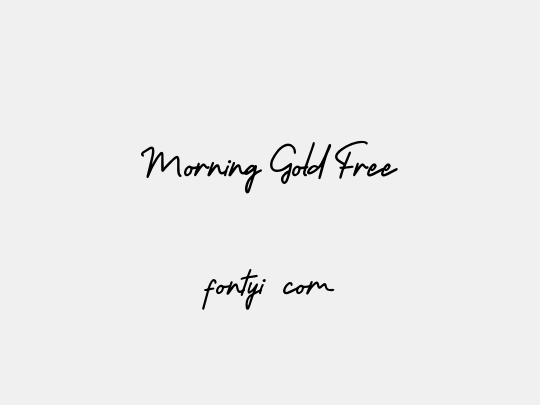 Morning Gold Free