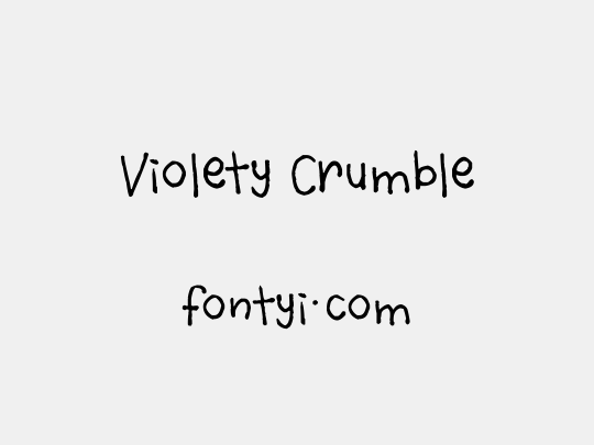 Violety Crumble