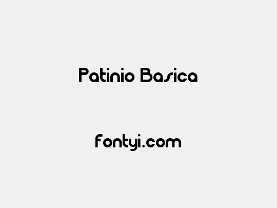 Patinio Basica