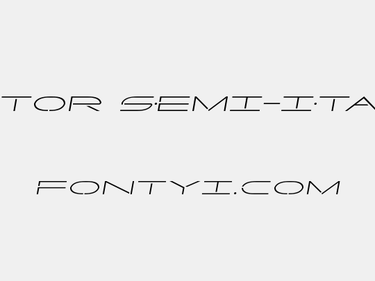 Factor Semi-Italic