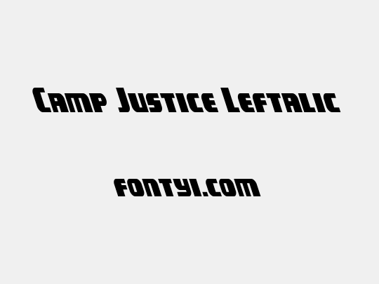 Camp Justice Leftalic