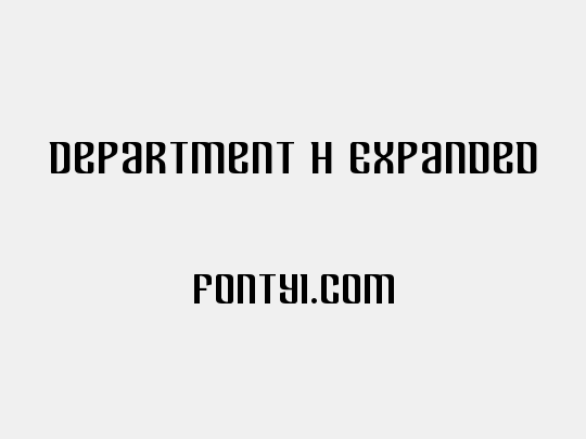Department H Expanded