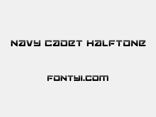 Navy Cadet Halftone