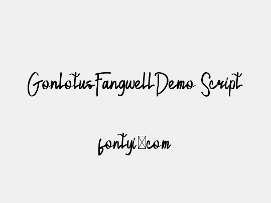 GonlotusFangwellDemo Script