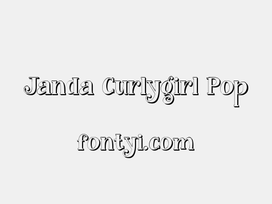 Janda Curlygirl Pop