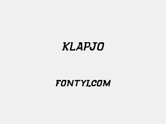 KLAPJO
