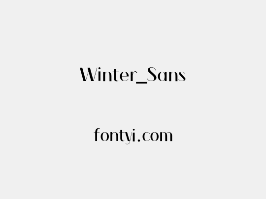 Winter_Sans