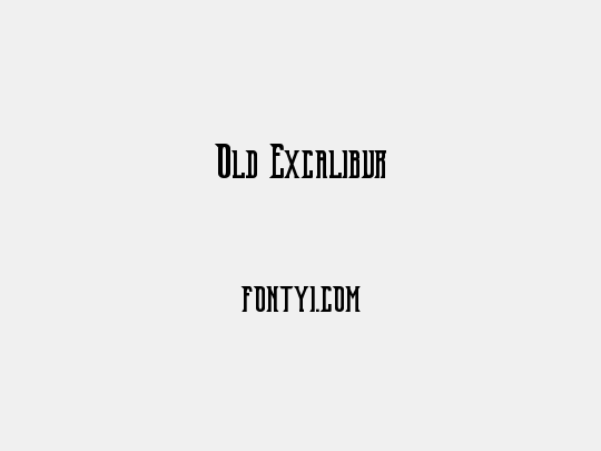 Old Excalibur