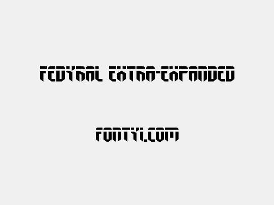Fedyral Extra-Expanded