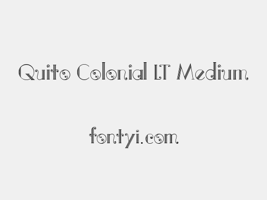 Quito Colonial LT Medium