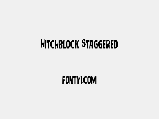 Hitchblock Staggered