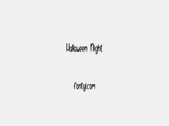 Halloween Night