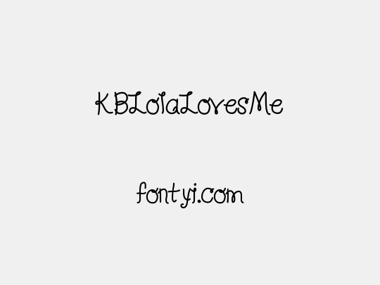 KBLolaLovesMe
