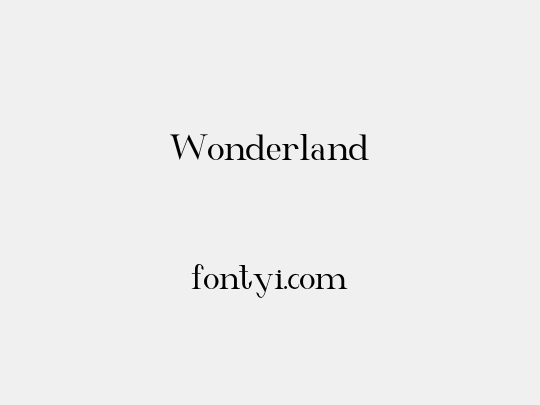 Wonderland