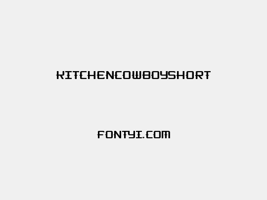 KitchenCowboyShort