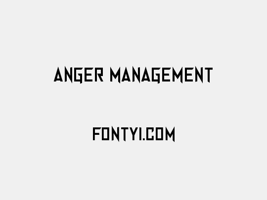 Anger Management