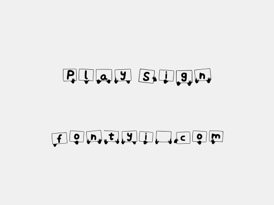 Play Sign