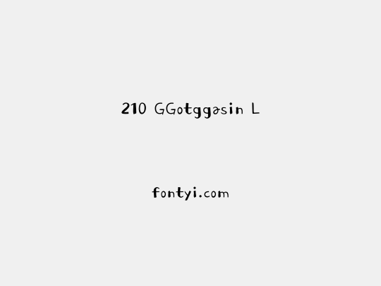 210 GGotggasin L