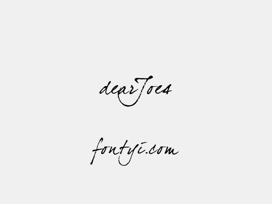 dearJoe4