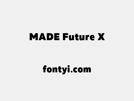 MADE Future X