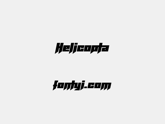Helicopta