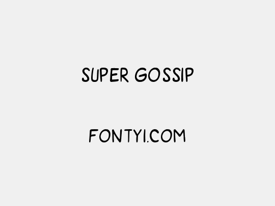Super Gossip