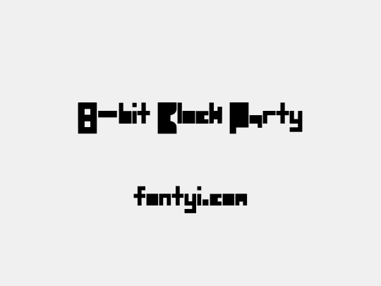 8-bit Block Party