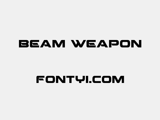 Beam Weapon