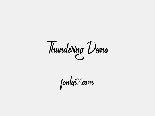 Thundering Demo