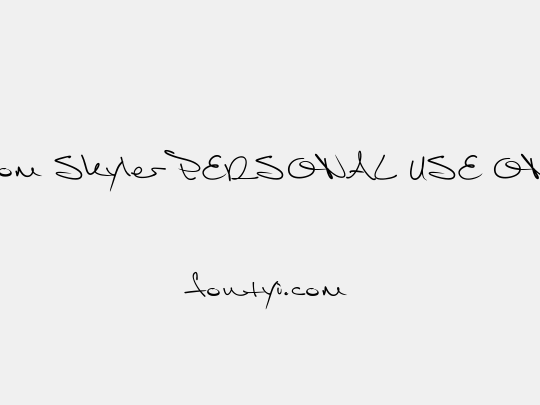 From Skyler PERSONAL USE ONLY