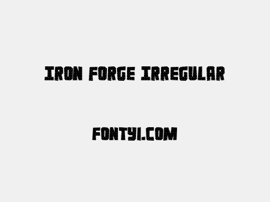 Iron Forge Irregular