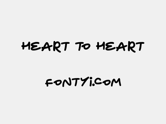 Heart To Heart