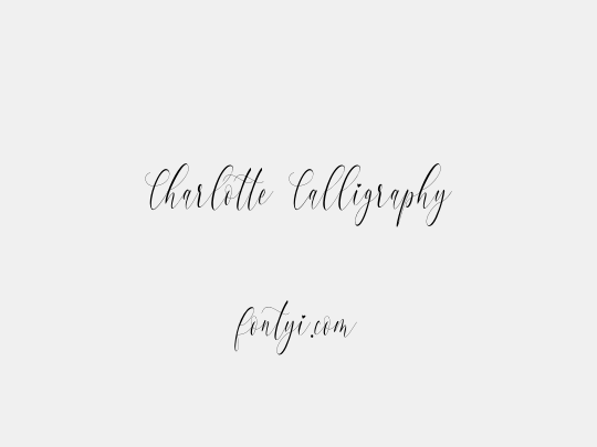 Charlotte Calligraphy
