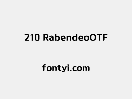 210 RabendeoOTF