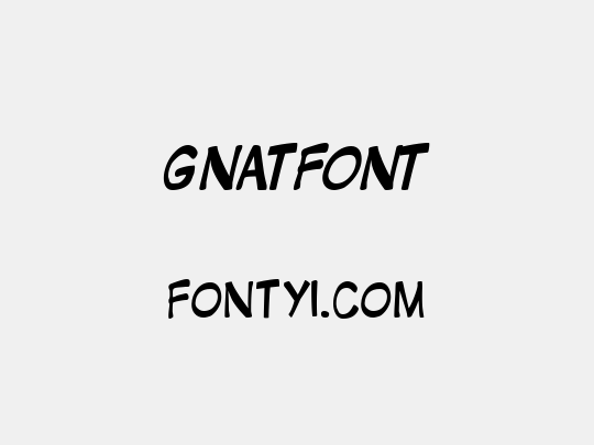 GNATFONT