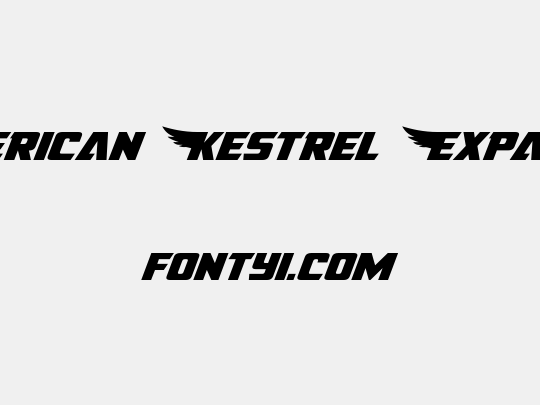 American Kestrel Expanded