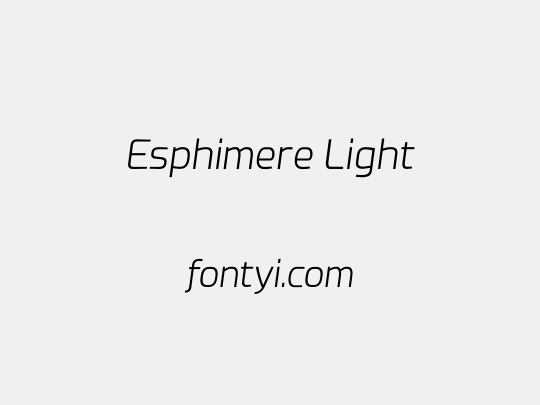 Esphimere Light