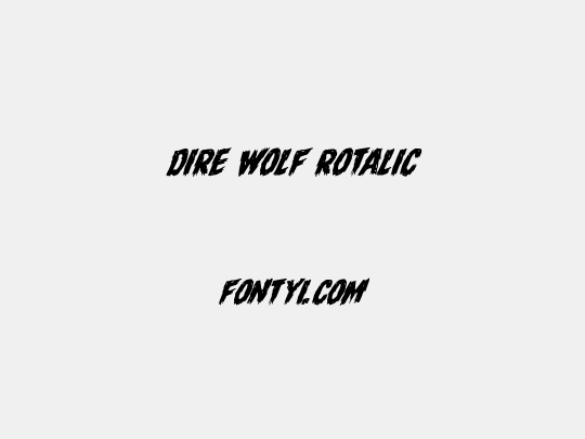 Dire Wolf Rotalic