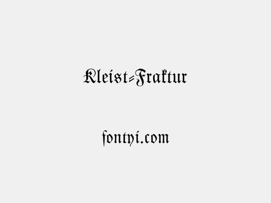 Kleist-Fraktur
